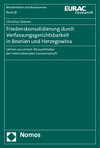 Cover des Buchs: Friedenskonsolidierung durch Verfassungsgerichtsbarkeit in Bosnien und Herzegowina