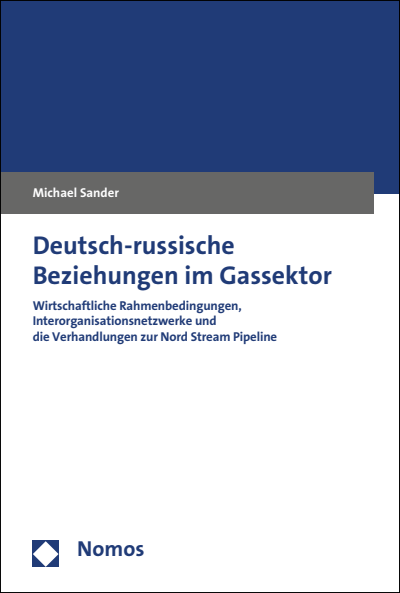 Cover des Buchs: Deutsch-russische Beziehungen im Gassektor