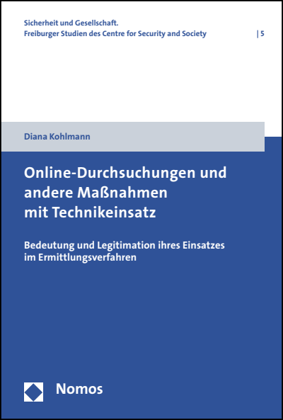 Cover des Buchs: Online-Durchsuchungen und andere Maßnahmen mit Technikeinsatz