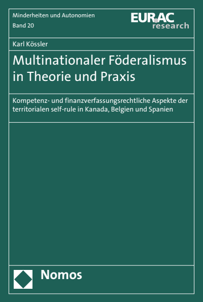 Cover of book: Multinationaler Föderalismus in Theorie und Praxis