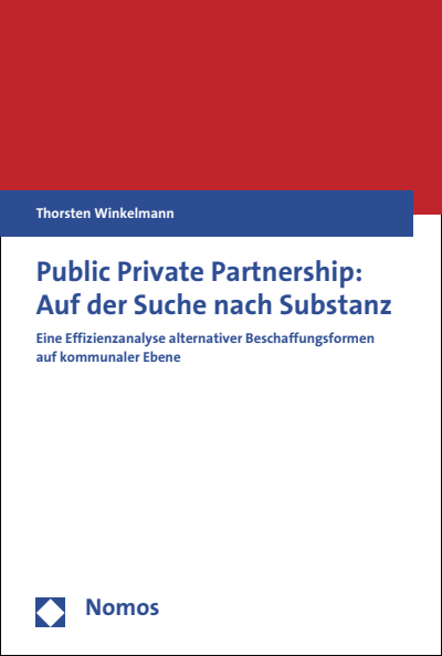Cover of book: Public Private Partnership: Auf der Suche nach Substanz