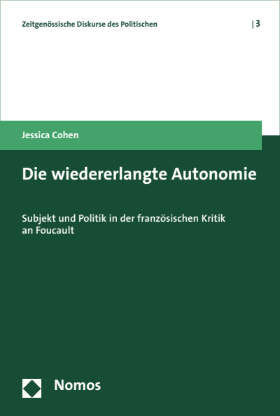 Cover of book: Die wiedererlangte Autonomie