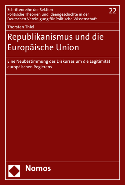 Cover of book: Republikanismus und die Europäische Union