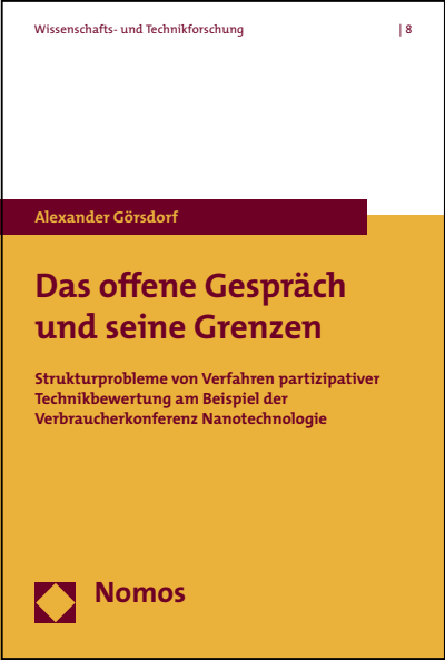 Cover des Buchs: Das offene Gespräch und seine Grenzen