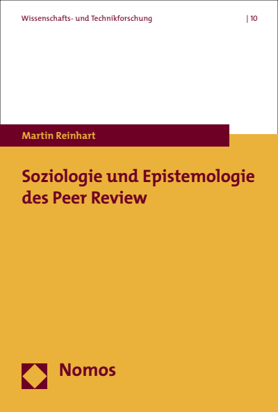 Cover des Buchs: Soziologie und Epistemologie des Peer Review