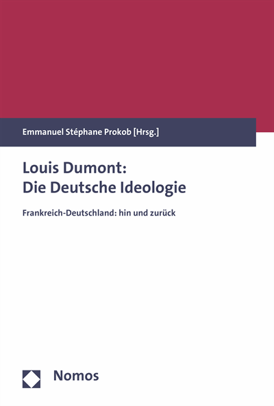 Cover des Buchs: Louis Dumont: Die Deutsche Ideologie