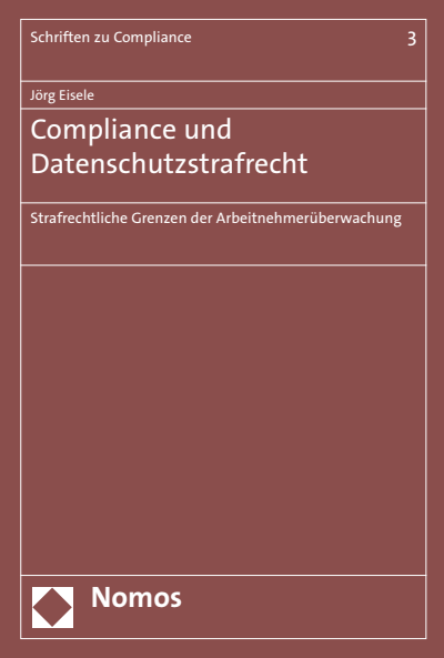 Cover des Buchs: Compliance und Datenschutzstrafrecht