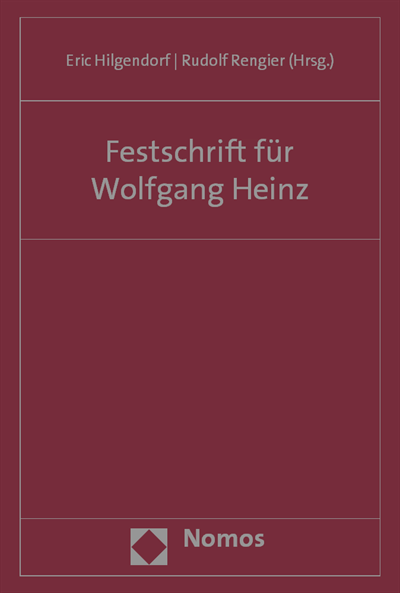 Cover des Buchs: Festschrift für Wolfgang Heinz