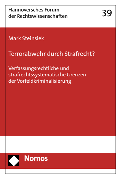 Cover des Buchs: Terrorabwehr durch Strafrecht?