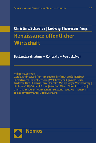 Cover of book: Renaissance öffentlicher Wirtschaft