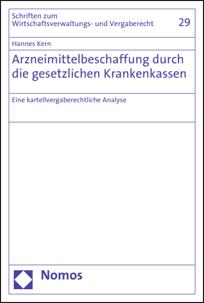 Cover of book: Arzneimittelbeschaffung durch die gesetzlichen Krankenkassen