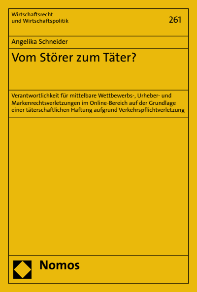 Cover of book: Vom Störer zum Täter?