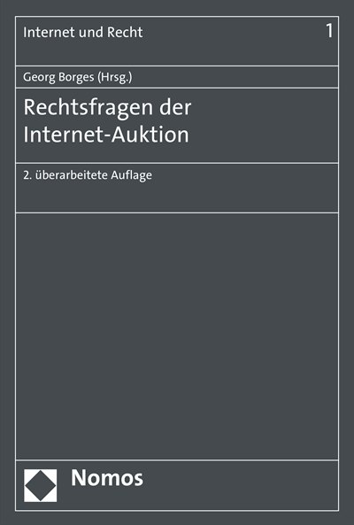 Cover des Buchs: Rechtsfragen der Internet-Auktion