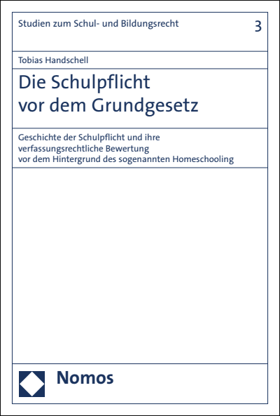 Cover des Buchs: Die Schulpflicht vor dem Grundgesetz