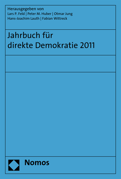 Cover des Buchs: Jahrbuch für direkte Demokratie 2011