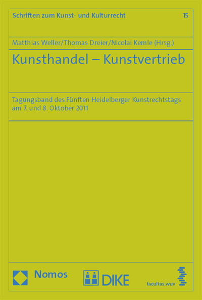 Cover of book: Kunsthandel - Kunstvertrieb
