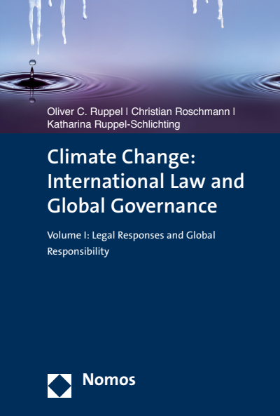 Cover of book: Climate Change: International Law and Global Governance