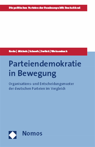 Cover des Buchs: Parteiendemokratie in Bewegung