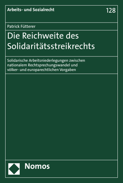 Cover des Buchs: Die Reichweite des Solidaritätsstreikrechts