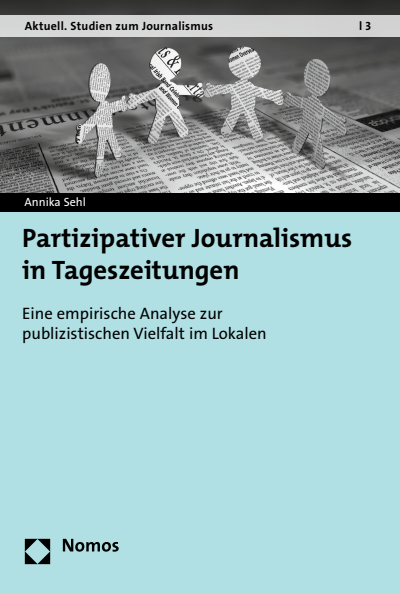 Cover of book: Partizipativer Journalismus in Tageszeitungen