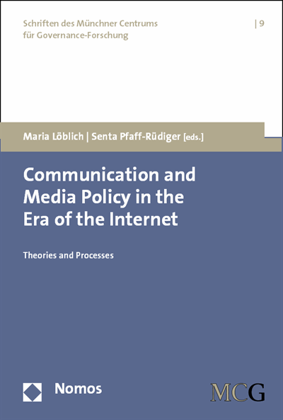 Cover des Buchs: Communication and Media Policy in the Era of the Internet