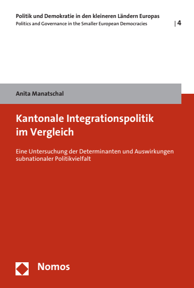 Cover des Buchs: Kantonale Integrationspolitik im Vergleich