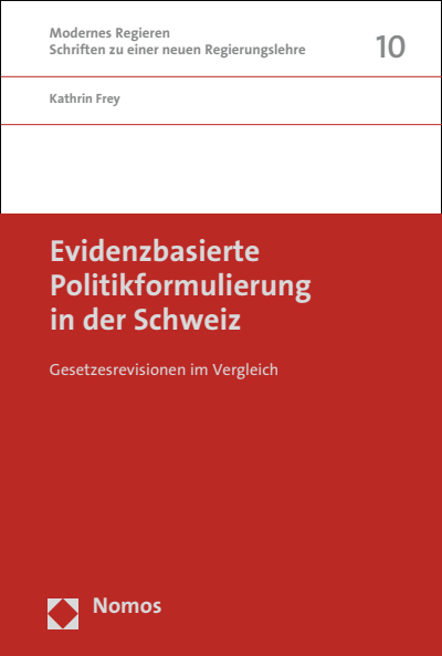 Cover des Buchs: Evidenzbasierte Politikformulierung in der Schweiz