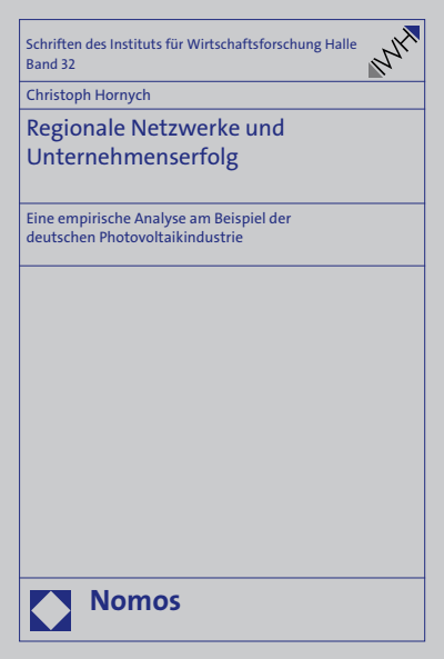 Cover of book: Regionale Netzwerke und Unternehmenserfolg
