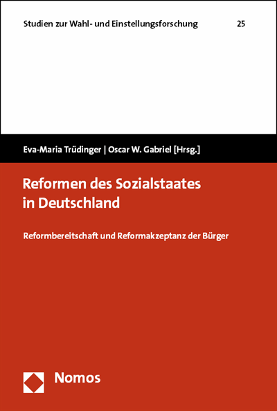 Cover of book: Reformen des Sozialstaates in Deutschland