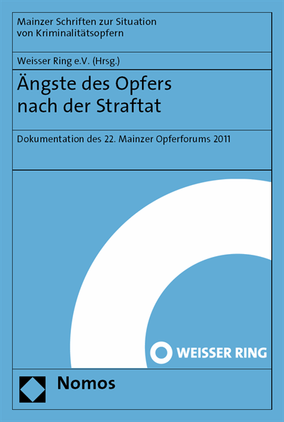 Cover des Buchs: Ängste des Opfers nach der Straftat