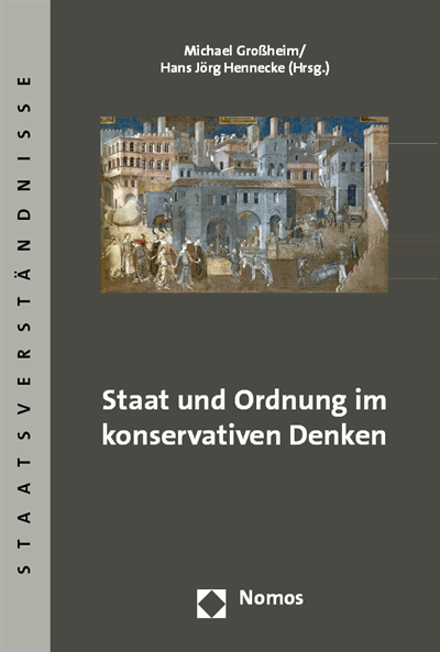 Cover of book: Staat und Ordnung im konservativen Denken