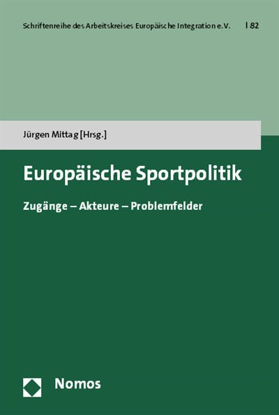 Cover of book: Europäische Sportpolitik