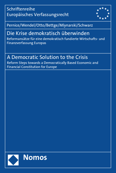 Cover des Buchs: Die Krise demokratisch überwinden. A Democratic Solution to the Crisis