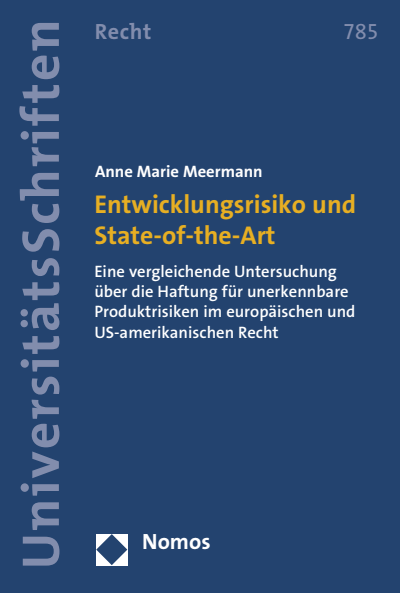 Cover des Buchs: Entwicklungsrisiko und State-of-the-Art