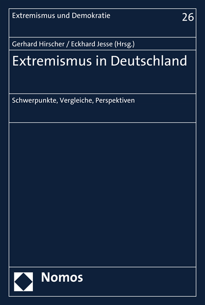 Cover des Buchs: Extremismus in Deutschland
