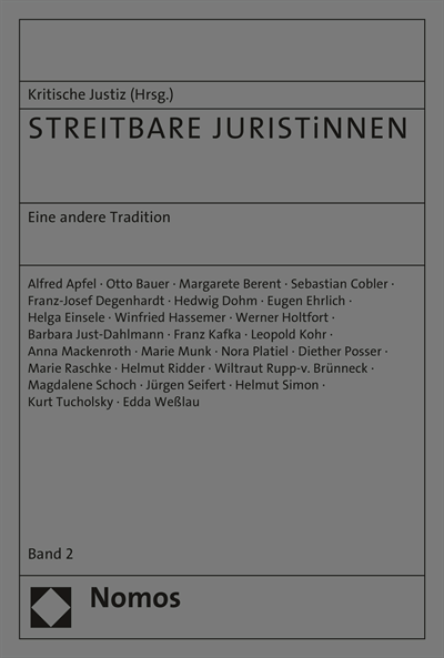 Cover des Buchs: STREITBARE JURISTiNNEN