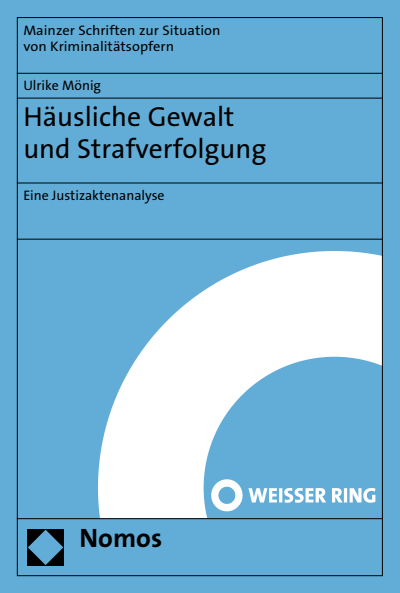 Cover des Buchs: Häusliche Gewalt und Strafverfolgung