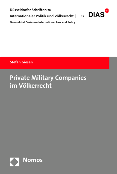 Cover of book: Private Military Companies im Völkerrecht