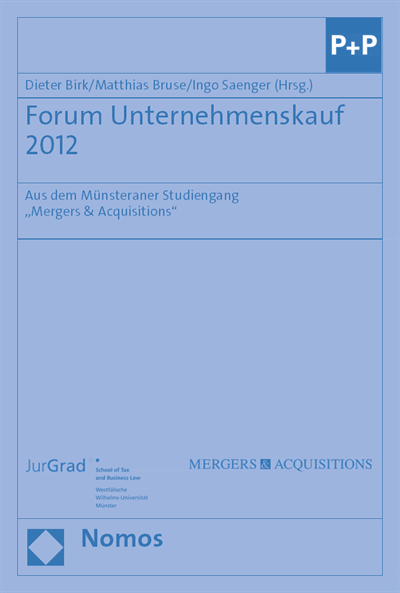 Cover of book: Forum Unternehmenskauf 2012