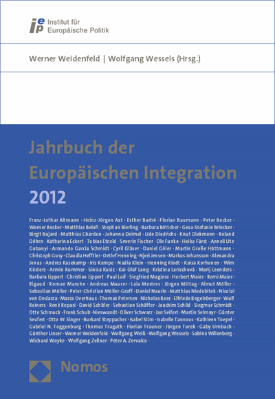 Cover of book: Jahrbuch der Europäischen Integration 2012