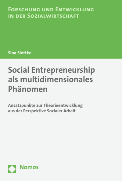Cover of book: Social Entrepreneurship als multidimensionales Phänomen