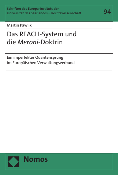 Cover des Buchs: Das REACH-System und die Meroni-Doktrin