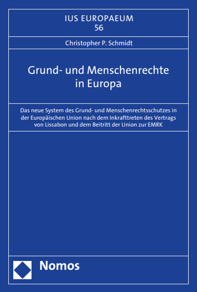 Cover des Buchs: Grund- und Menschenrechte in Europa
