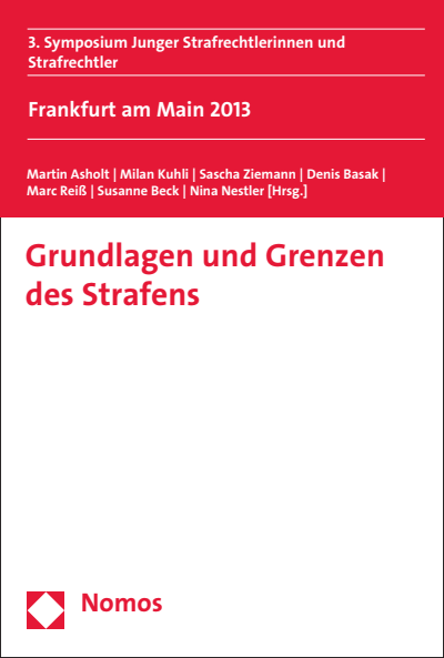 Cover of book: Grundlagen und Grenzen des Strafens