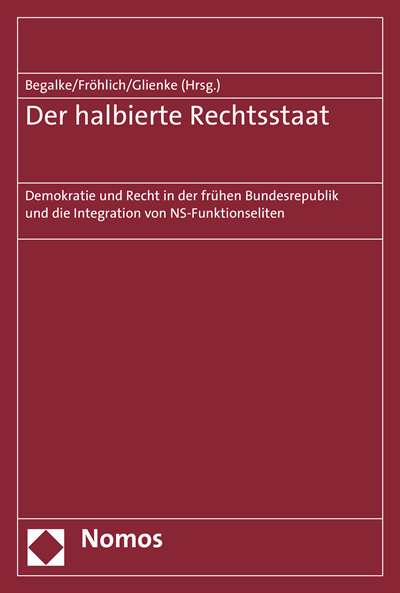 Cover of book: Der halbierte Rechtsstaat