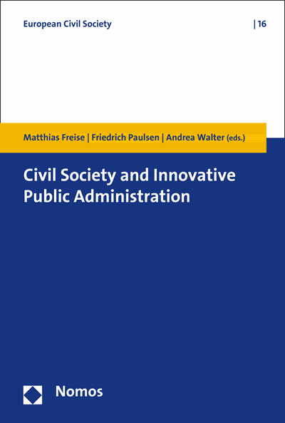 Cover of book: Civil Society and Innovative Public Administration
