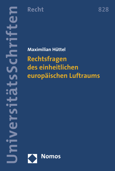 Cover des Buchs: Rechtsfragen des einheitlichen europäischen Luftraums