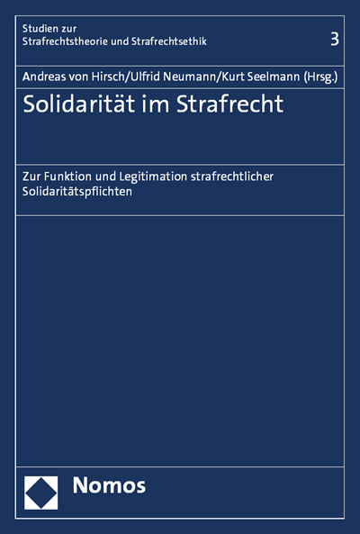 Cover des Buchs: Solidarität im Strafrecht