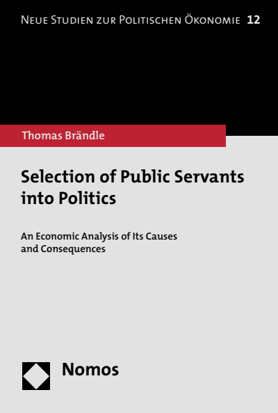 Cover of book: Selection of Public Servants into Politics