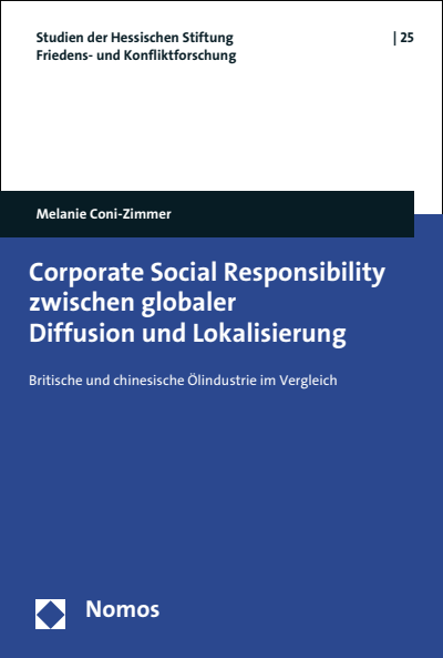 Cover of book: Corporate Social Responsibility zwischen globaler Diffusion und Lokalisierung